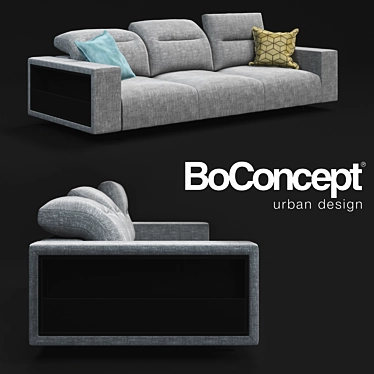 Hampton Sofa: BoConcept Design 3D model image 1 