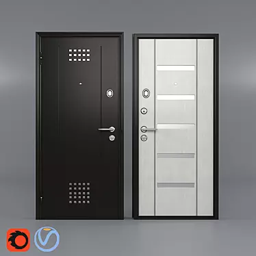  Super Omega 10: The Ultimate Torex Front Door 3D model image 1 