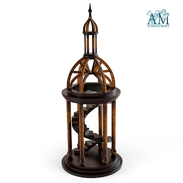 Antica Bell Tower - Authentic 86cm 3D model image 1 