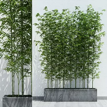 Eco-Friendly Bamboo 2: Lightweight and Versatile 3D model image 1 