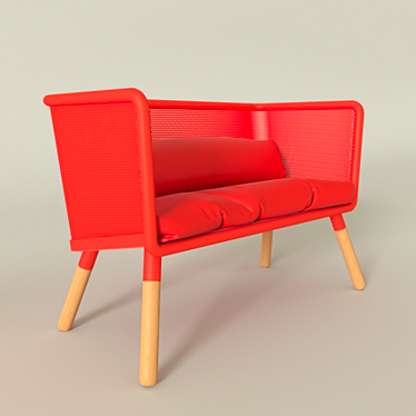 Modern Style Chair2 3D model image 1 