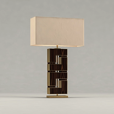 Sleek Modern Table Lamp 3D model image 1 