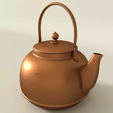 Classic Style Kettle 3D model image 1 