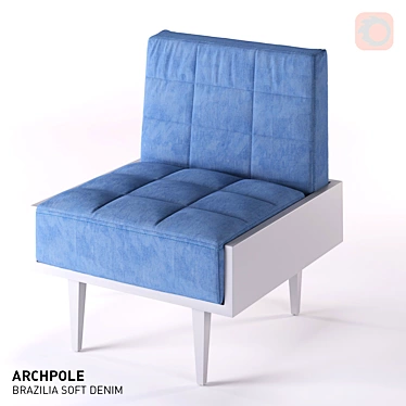 Modern Armchair from Archpole Studio 3D model image 1 