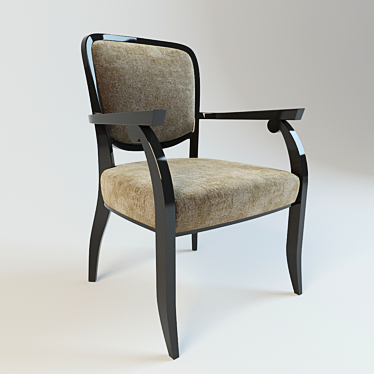GEMMA Galimberti Nino Chair: Classic Elegance, Made to Perfection 3D model image 1 