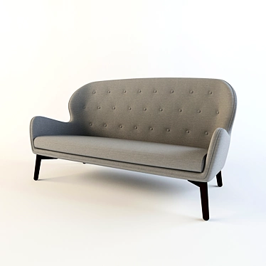 Dan Farm Mantle Sofa - Exquisite Danish Design 3D model image 1 