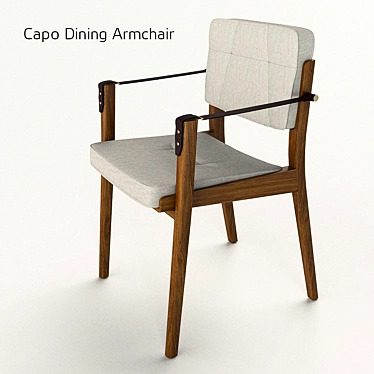Luxury Capo Chair - Elevate Your Décor. 3D model image 1 