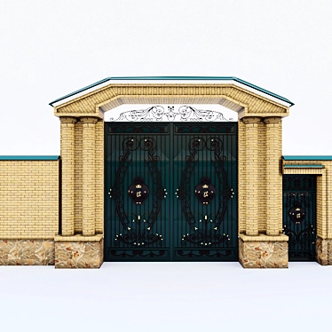 Existing Gates 3D model image 1 