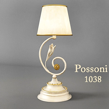 Possoni 1038: Italian Art Deco 3D model image 1 
