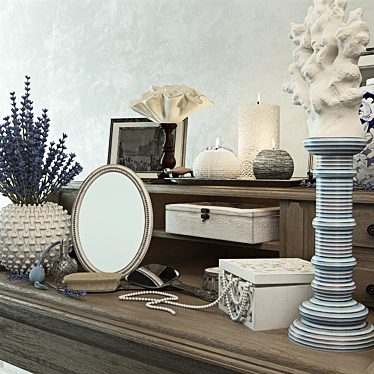 Zara Home Decor Set 3D model image 1 