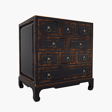 Yao-hsiang Chest - Elegant Storage Solution 3D model image 1 