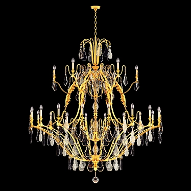 Georgian Chandelier by Christopherhyde 3D model image 1 