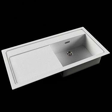 BLANCO Zenar XL 6S: Spacious and Stylish Kitchen Sink 3D model image 1 