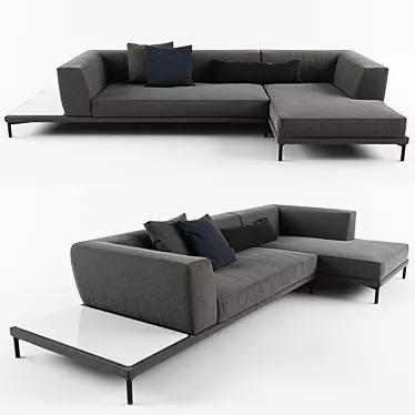 Luxury Contemporary Marc-U Sofa 3D model image 1 