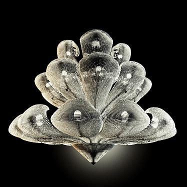  Murano Glass 1651s Chandelier 3D model image 1 