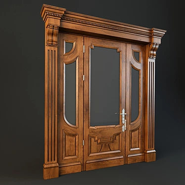 Title: Custom Architectural Door 3D model image 1 