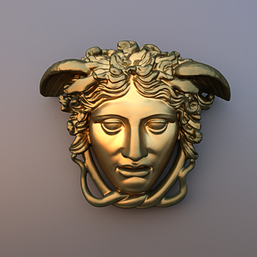 3D Scanned Medusa Head Sculpture 3D model image 1 