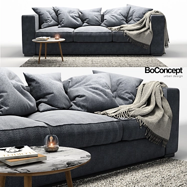 Elegant Sofa BoConcept Cenova 3D model image 1 