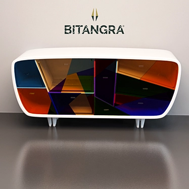 Vitral Modern Sideboard | Sleek and Elegant Design 3D model image 1 