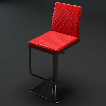 Sleek Folsum Bar Stool: Premium 3D Model 3D model image 1 