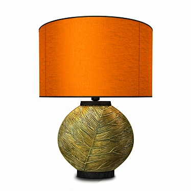 Feuille Metal One Ce: Lamp with Metal Leaf Design 3D model image 1 