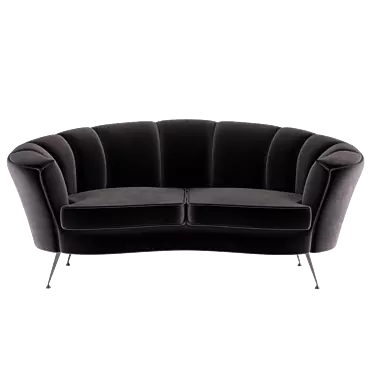 Elegant Treviso Divan 3D model image 1 