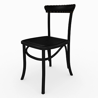 Sophisticated Potterybarn Lucas Chair 3D model image 1 