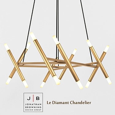 Chandelier and sconces Jonathan Browning Le Diamant