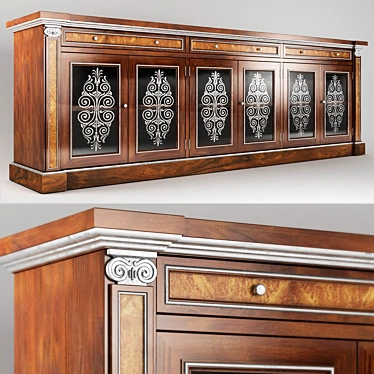 Syrna Claudia 200х95х50: Elegant Chest 3D model image 1 