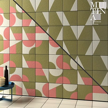 Mutina Tile Puzzle: Design Your Gradation 3D model image 1 