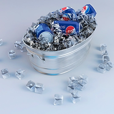 Pepsi Chilled Bucket 3D model image 1 