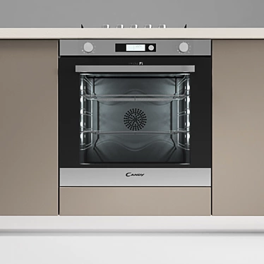 Smart Oven FXE 825 X: Wifi-enabled & Sleek 3D model image 1 