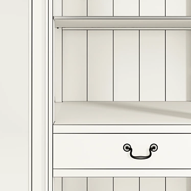 Full House 1BCBG015 Black - L.134*W.45*H.226 cm 3D model image 1 