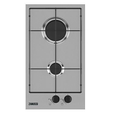 Zanussi ZGG 35214XA: Compact Built-In Gas Hob 3D model image 1 
