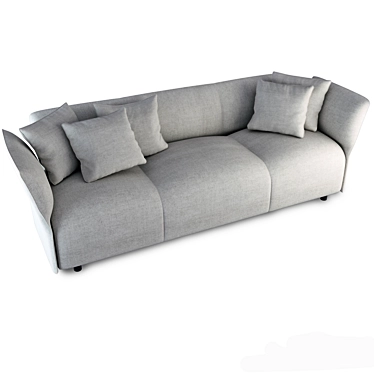 Elegant Tuareg 4-Sided Sofa 3D model image 1 