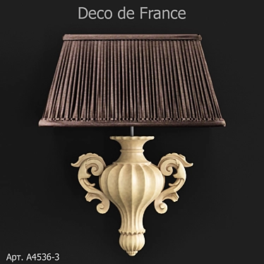 French Elegance Wall Sconce 3D model image 1 