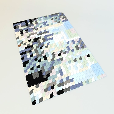 Barcelona Skyscrapers Rug 3D model image 1 