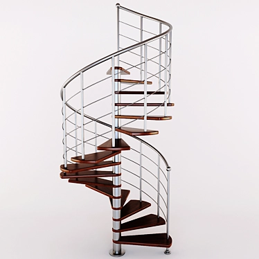 Sleek Staircase Solution 3D model image 1 