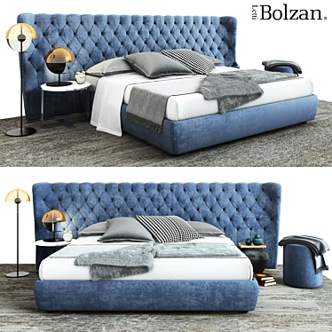 Bolzan Selene XL: Luxurious Dream Bed 3D model image 1 