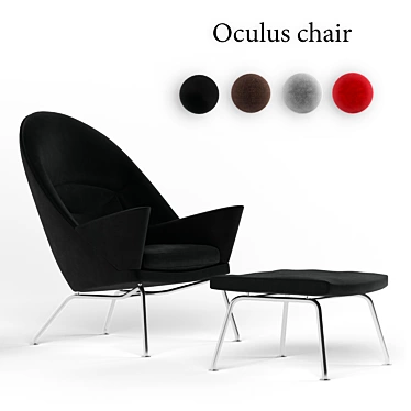 Oculus Chair: Dynamic and Versatile 3D model image 1 