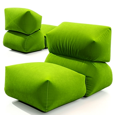 Cozy Corona Seat: Grapy GAN 3D model image 1 