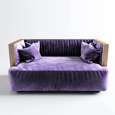 Promemoria Boccaccio Sofa: Elegant and Comfortable 3D model image 1 