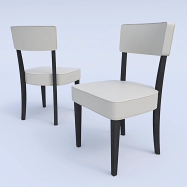 Elegant MHLIVING Egoist Chair 3D model image 1 