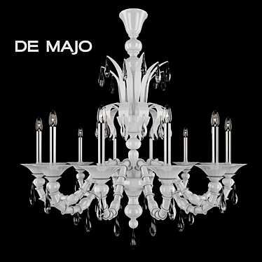 Italian Modern De Majo 6099/K10 Chandelier 3D model image 1 