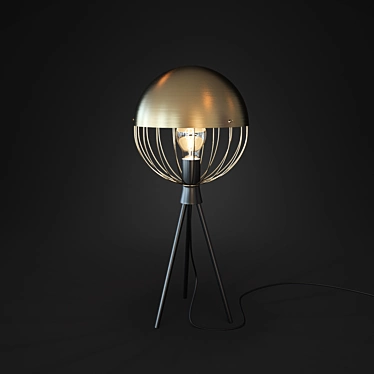 Grid Table Lamp - Modern Design for Your Space 3D model image 1 
