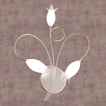 Sophisticated Italian-design Lussole Laubello Wall Sconce 3D model image 1 