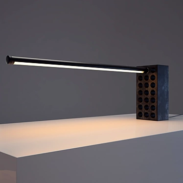 Brick Lamp: Illuminating Design Brilliance 3D model image 1 