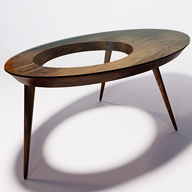 Elegante Gio Ponti Coffee Table 3D model image 1 