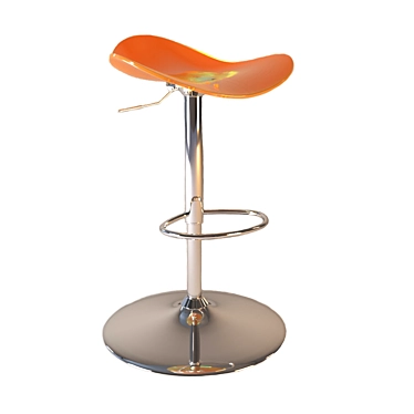 Elegant Bar Stool 3D model image 1 