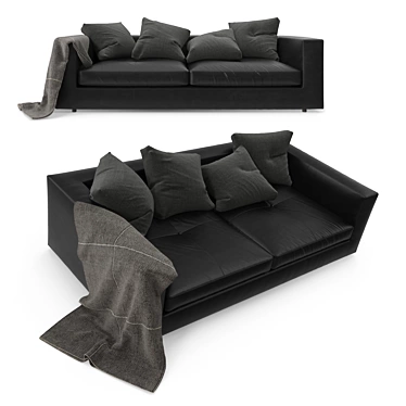 Luxurious Ligne Roset Bergame Sofa 3D model image 1 